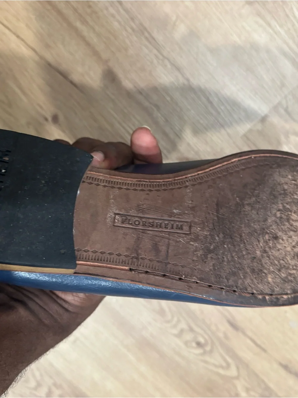 Florsheim smooth navy